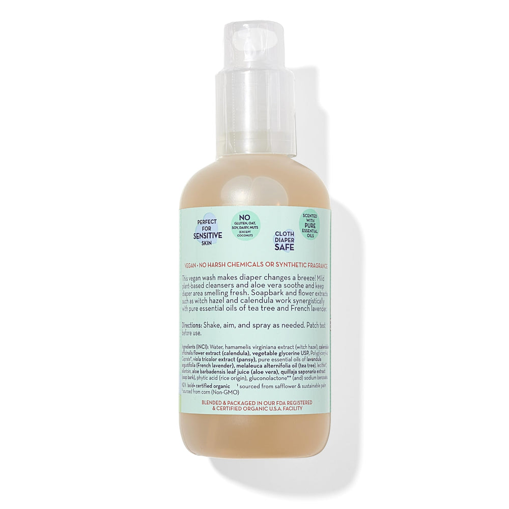 California Baby Diaper Spray used in a diaper bag offering plant-based cleanliness on the go.