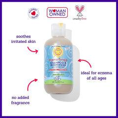 California Baby Eczema Wash packaging with calendula component