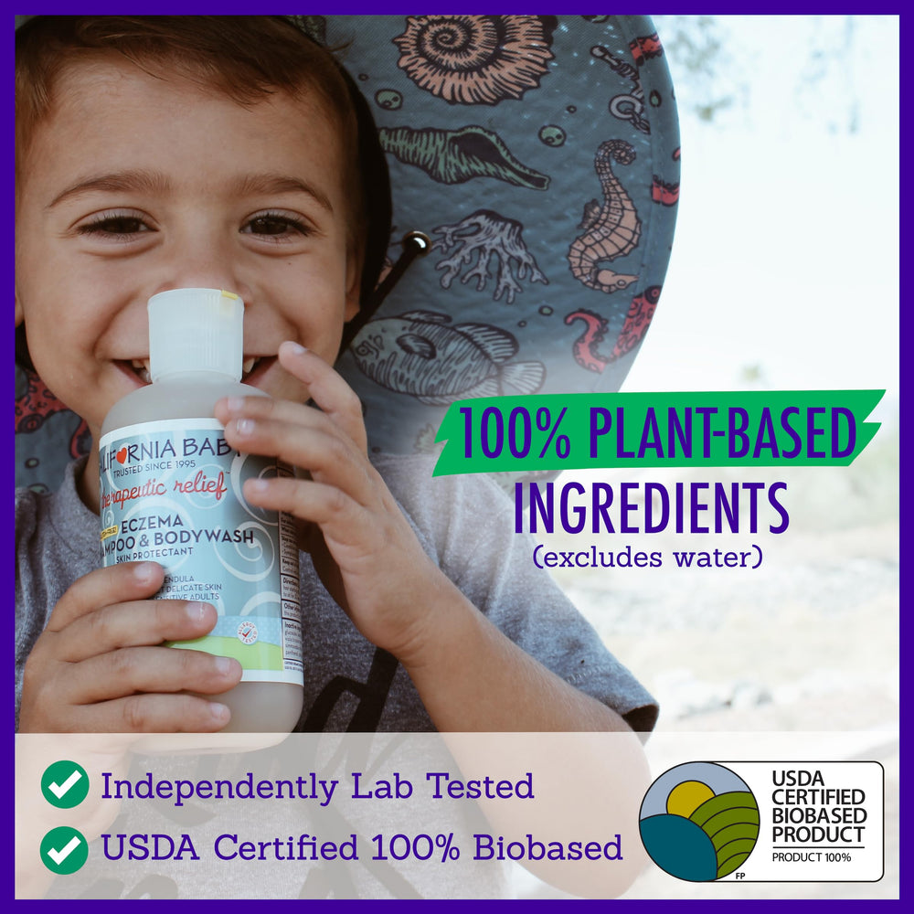 California Baby Eczema Wash unscented formula for sensitive skin