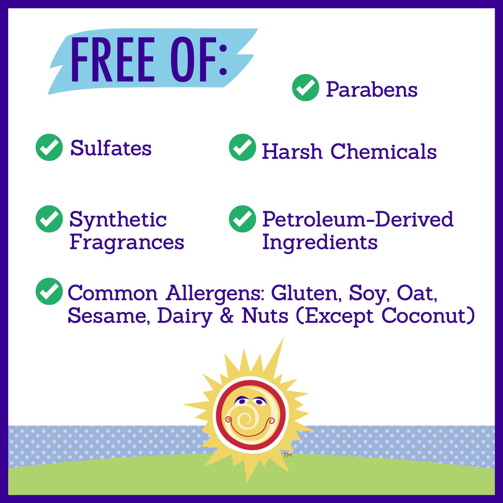 California Baby plant-based ingredients power gentle cleansing from natural sources.