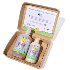 California Baby Super Sensitive Conditioner bottle front - detangles and hydrates baby hair.