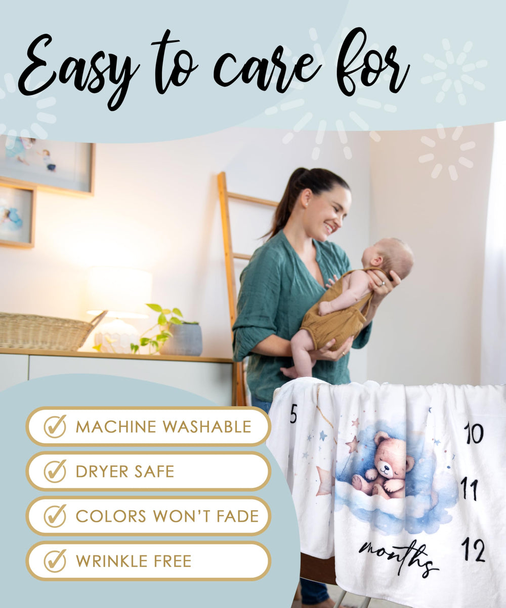 Calloo Sleepy Bear design supports creative props for social posts.