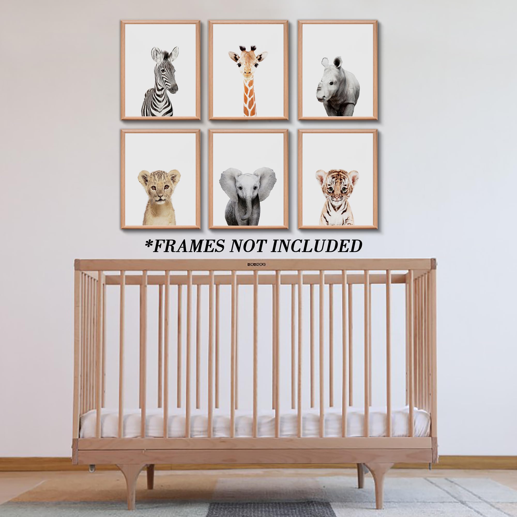 CalmArt safari portraits bring playful vibes to nursery or playroom