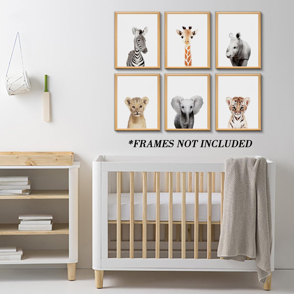 CalmArt jungle animal prints brighten small spaces in kid-friendly decor