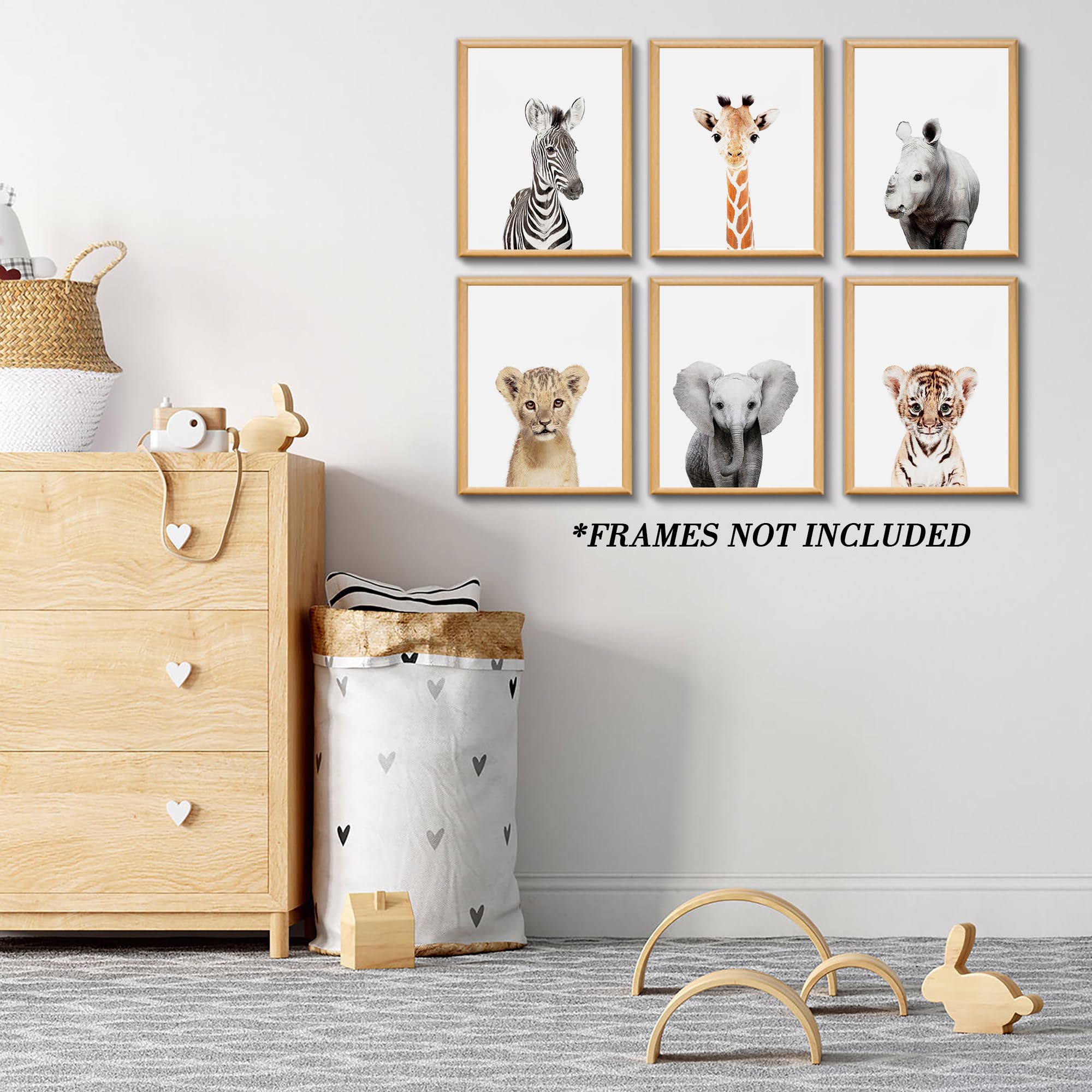 CalmArt archival ink safari art for nursery; durable, easy to clean
