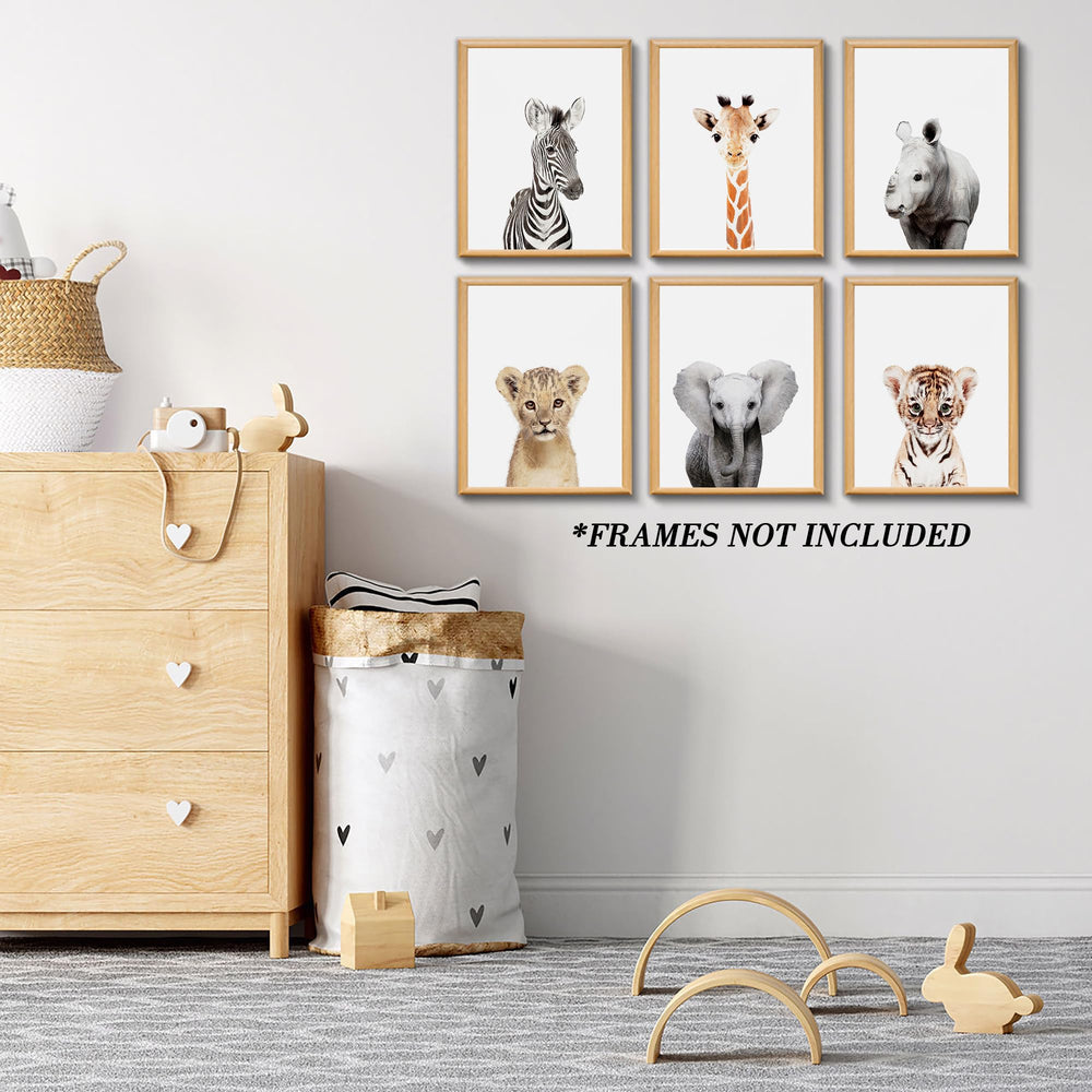 CalmArt archival ink safari art for nursery; durable, easy to clean