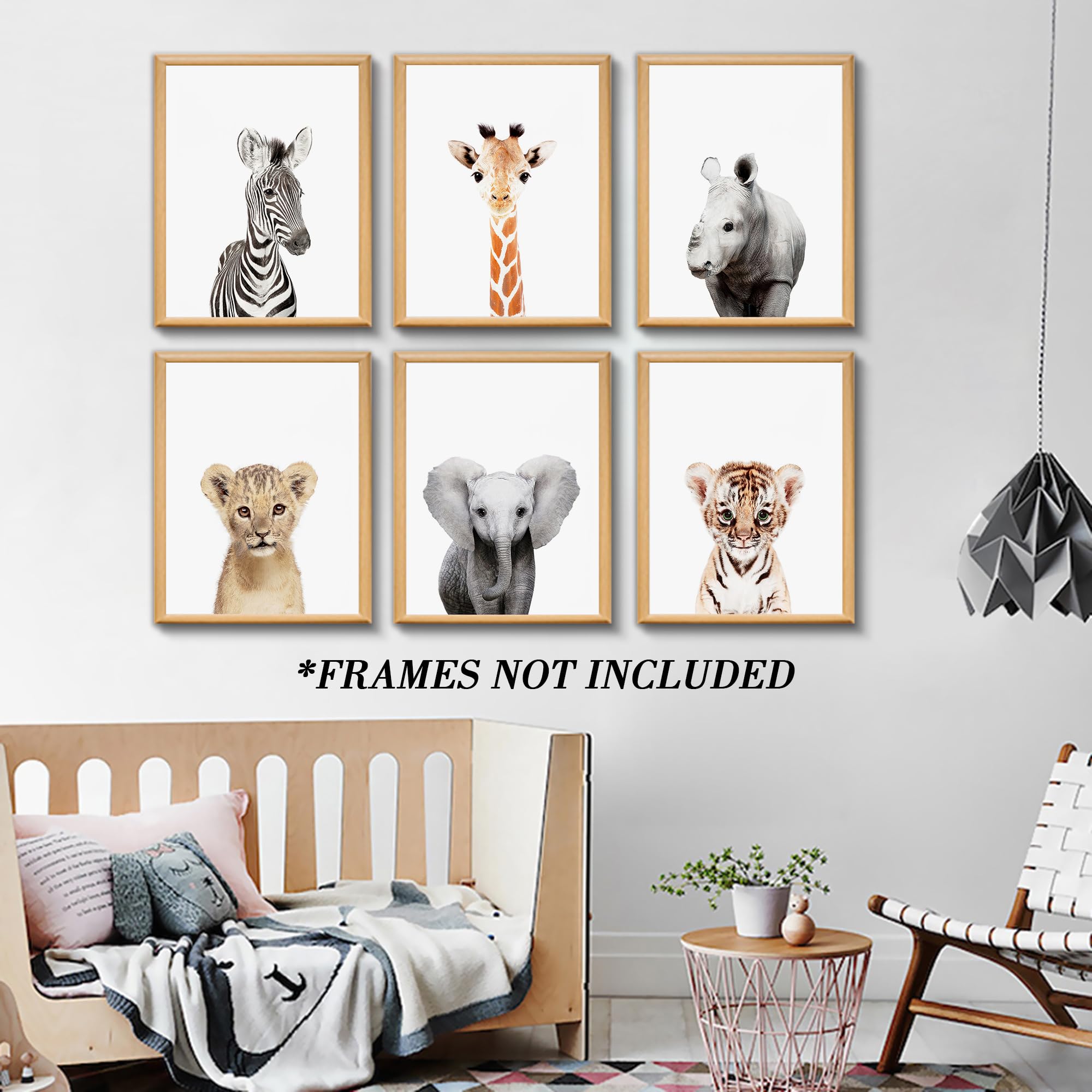 CalmArt safari animal prints for nursery—bright, frame-ready decor that sparks imagination