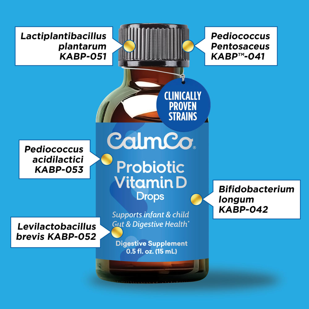 CalmCo dairy-free gluten-free drops safe for babies from birth