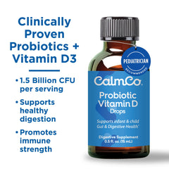 CalmCo infant digestive health drops tip for tummy support