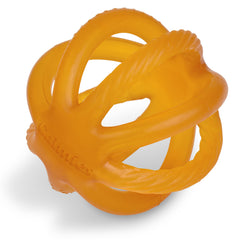 Calmies teether natural rubber closeup shows safe material for soothing teething gums.