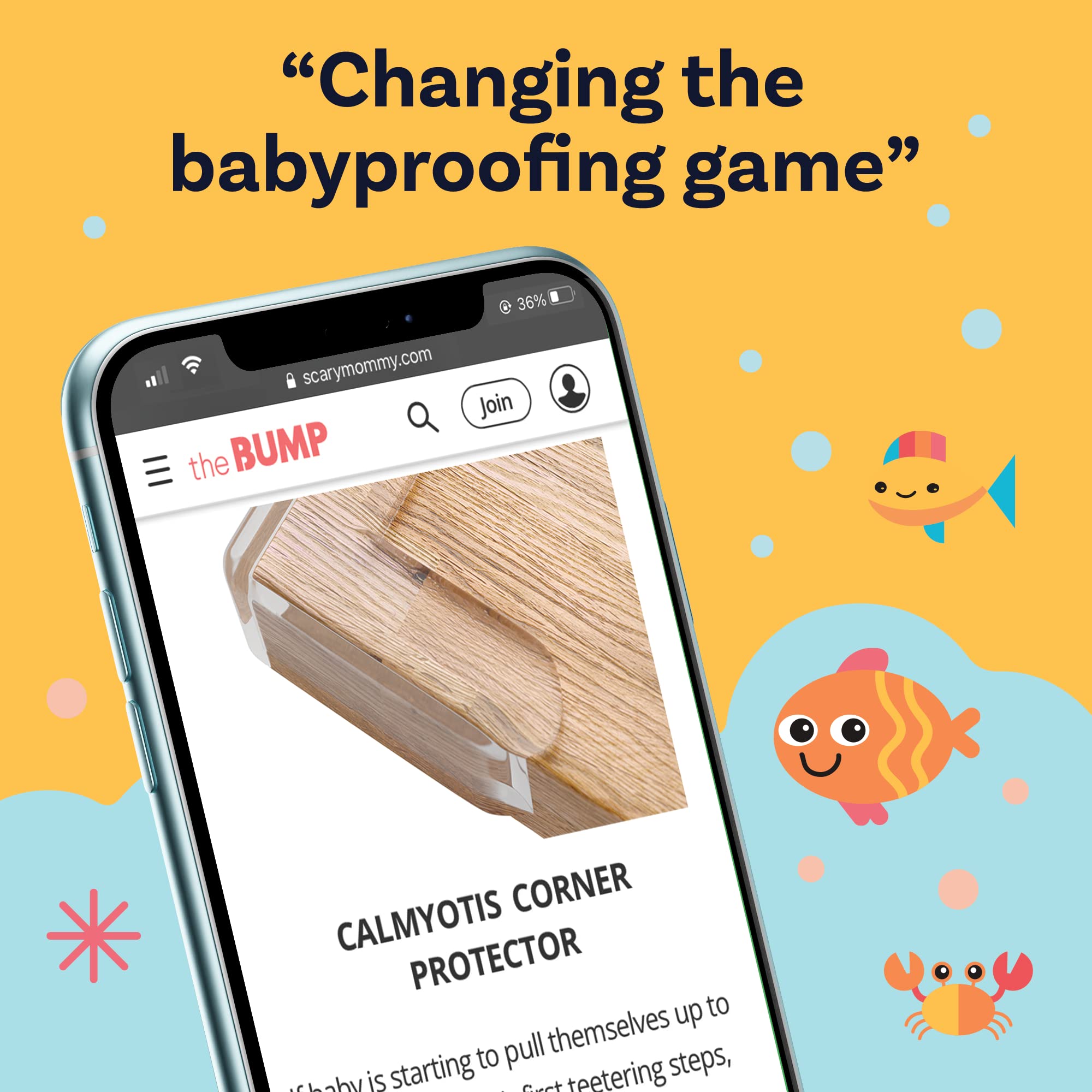 CalMyotis modern baby-proofing solution blends with furniture aesthetics.