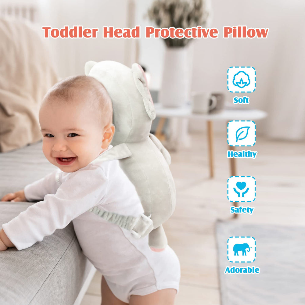 CALODY head protector backpack with cute design appealing to toddlers during walks and playtime.