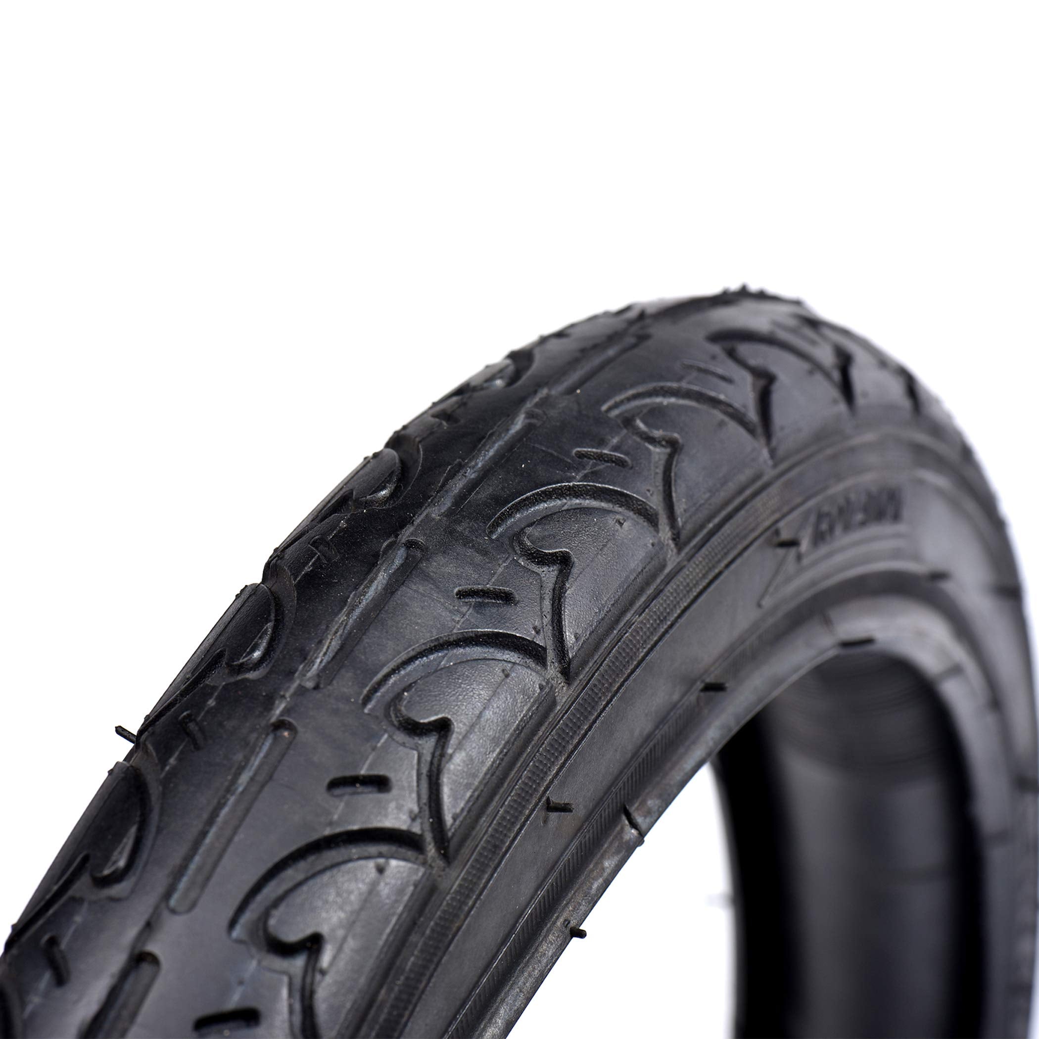 CALPALMY 2-Pack 16in back wheel tire tube material closeup highlighting durable butyl rubber