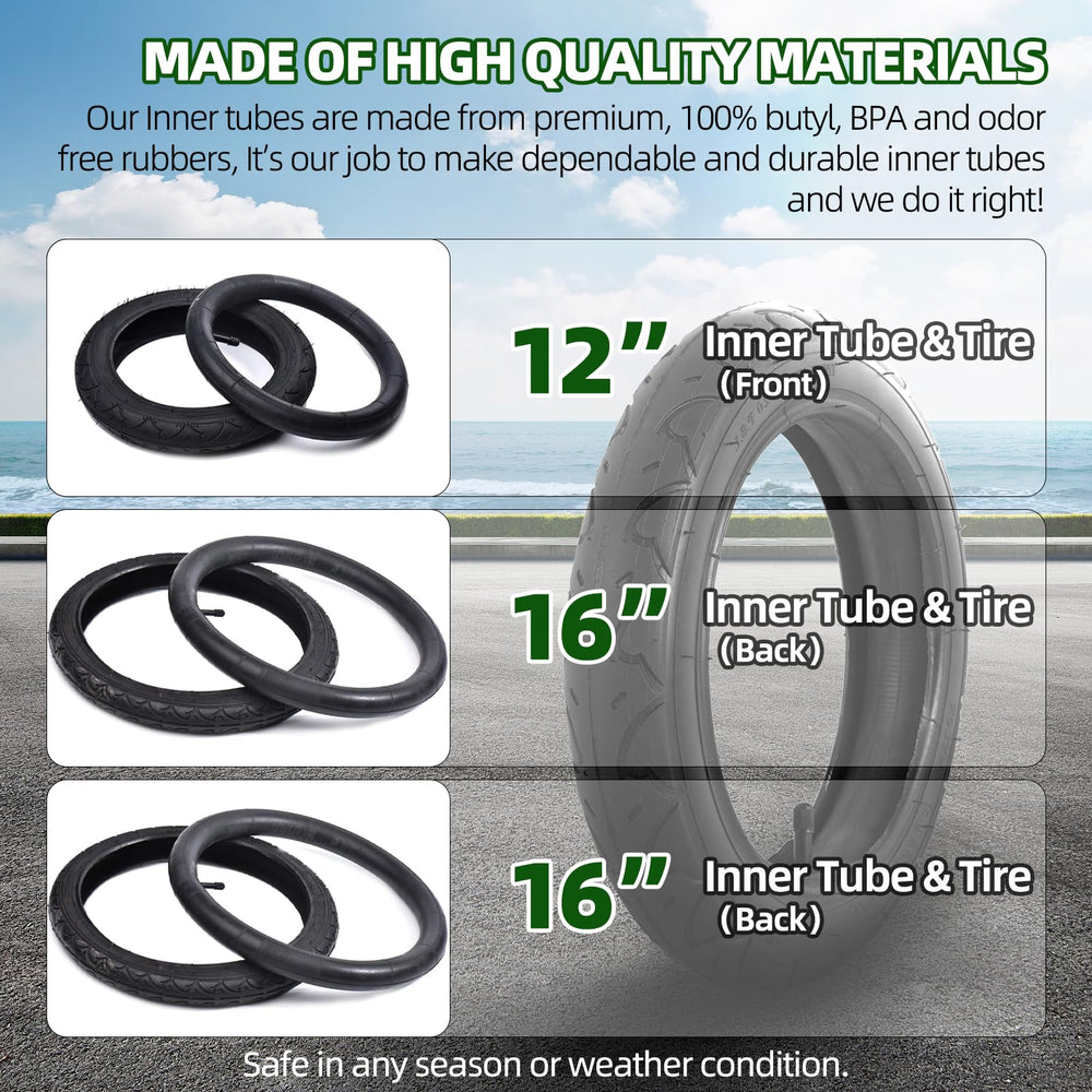 CALPALMY Bob Revolution rear tire replacement ensures stable, bump-free rides.