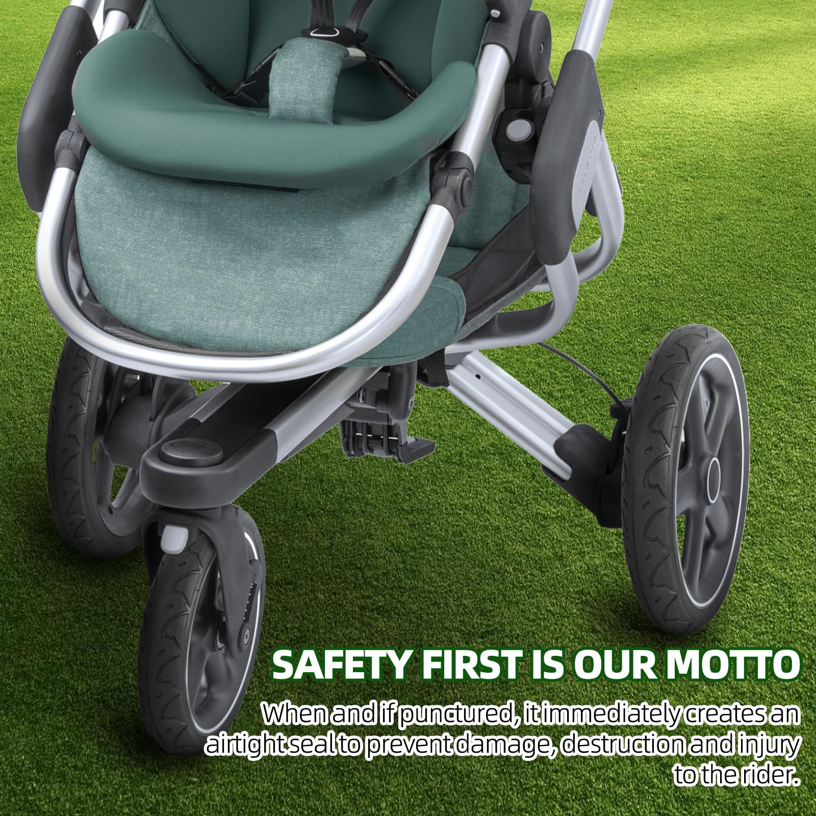 CALPALMY stroller ride demonstration shows cushioned, comfortable movements.