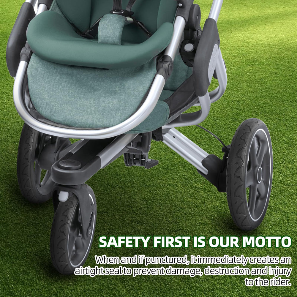 CALPALMY stroller ride demonstration shows cushioned, comfortable movements.