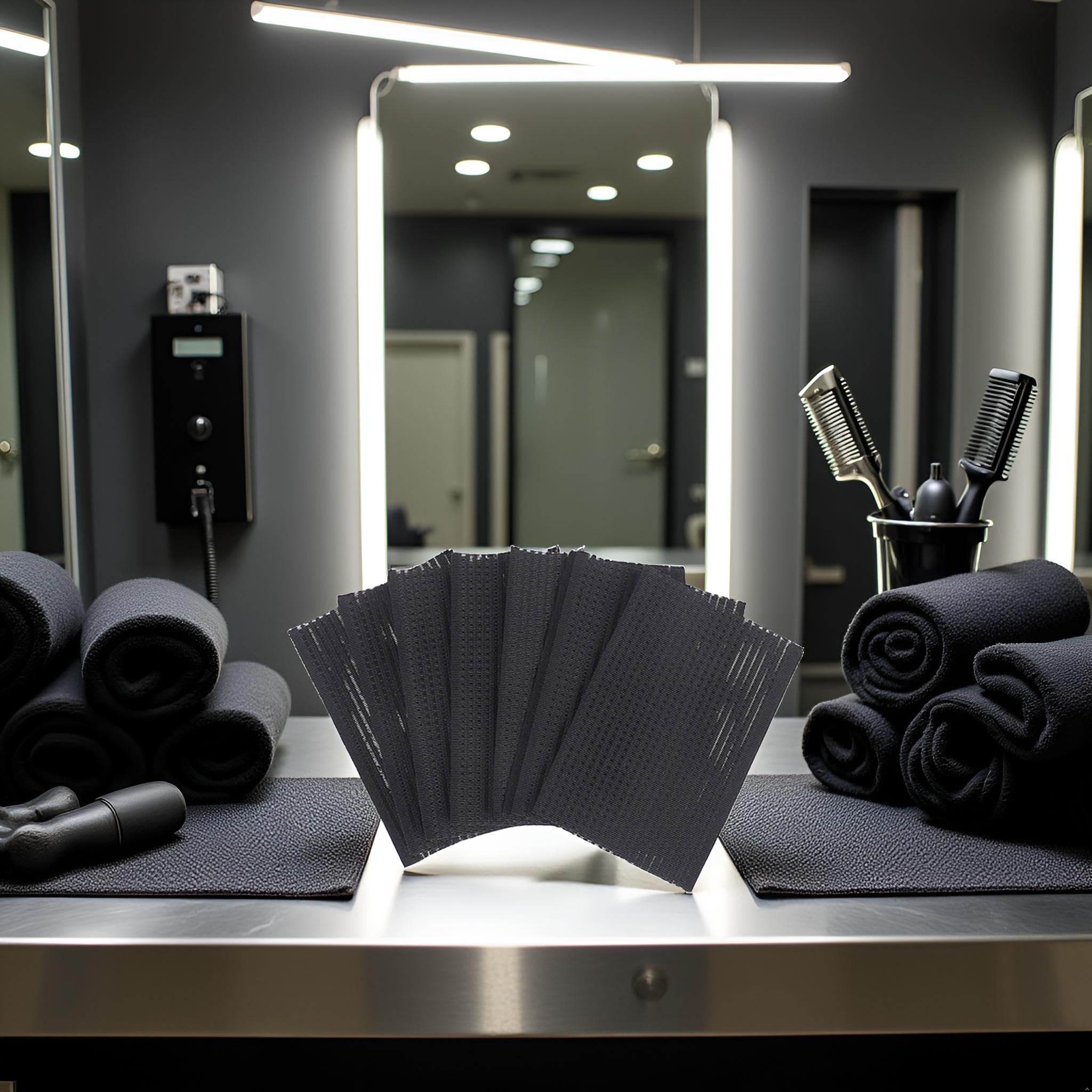 Calsgkspray bangs-sectioning clip aids precise hair sectioning during styling sessions.