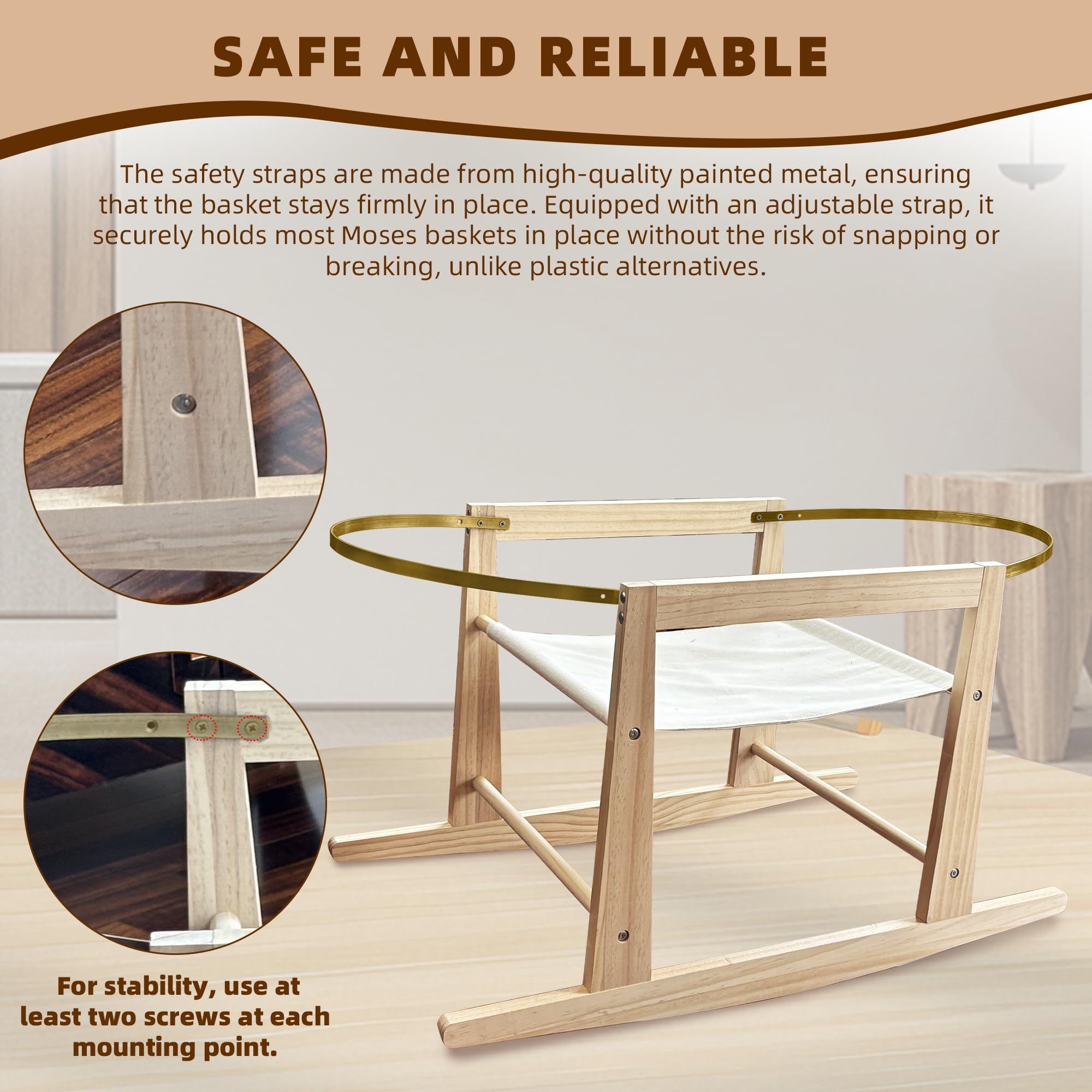 Calvana sturdy frame image emphasizes robust construction and long-lasting support
