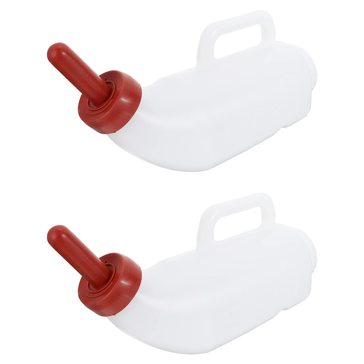 Calves Nurser Bottle with Handle and Silicone offers large 2000 ml capacity for calf feeding.