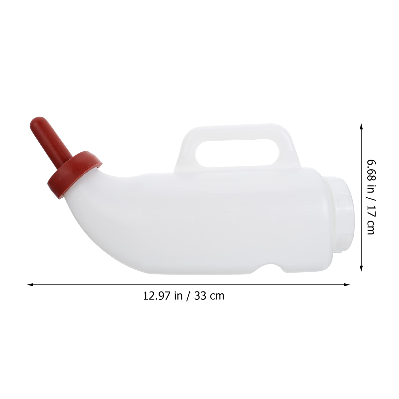 Calves Nurser Bottle silicone components support gentle and flexible feeding.
