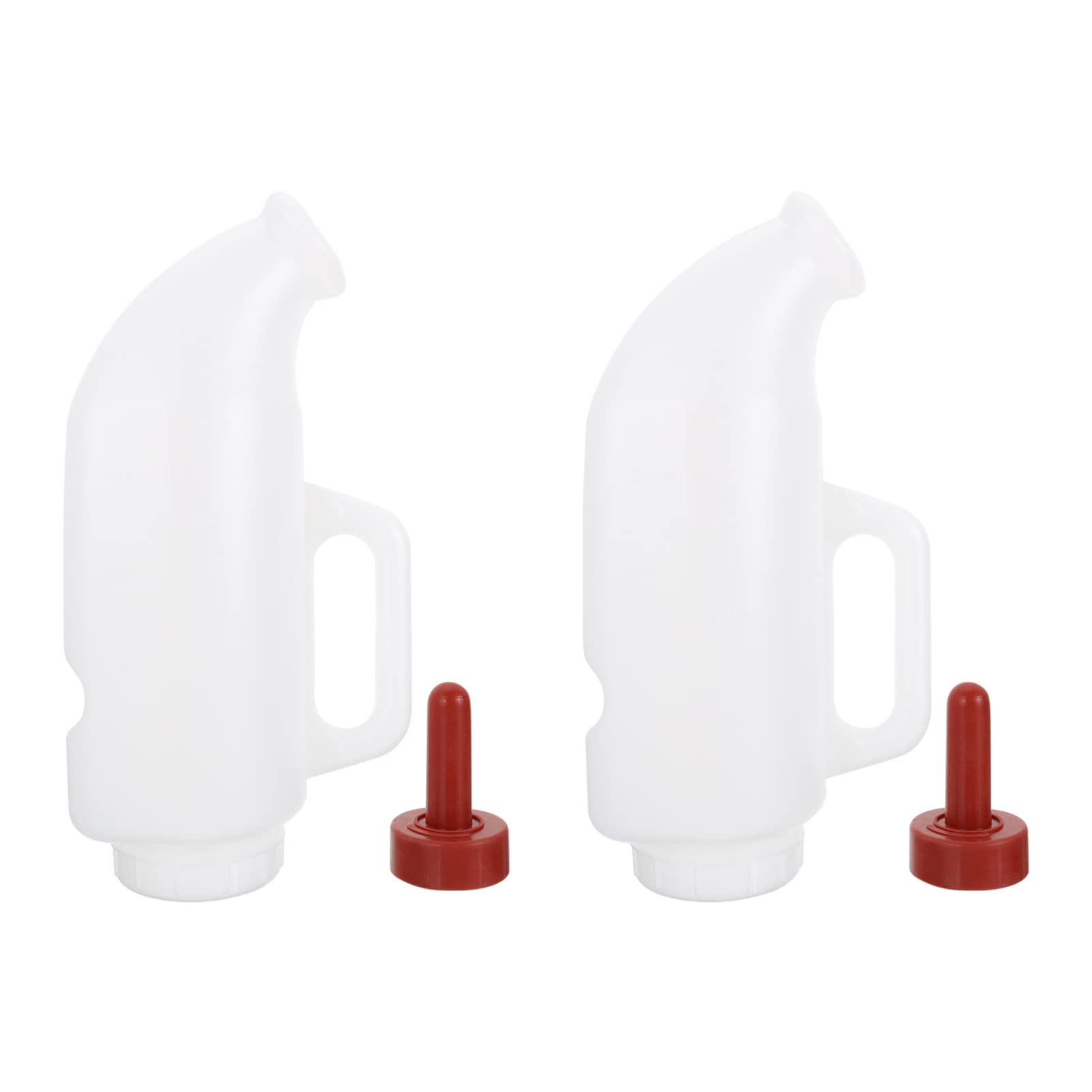 Calves Nurser Bottle white design keeps feeding equipment clean and visible.
