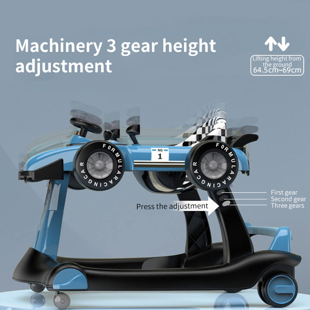 CAM2-KIDS height-adjustable walker grows with baby for safe use