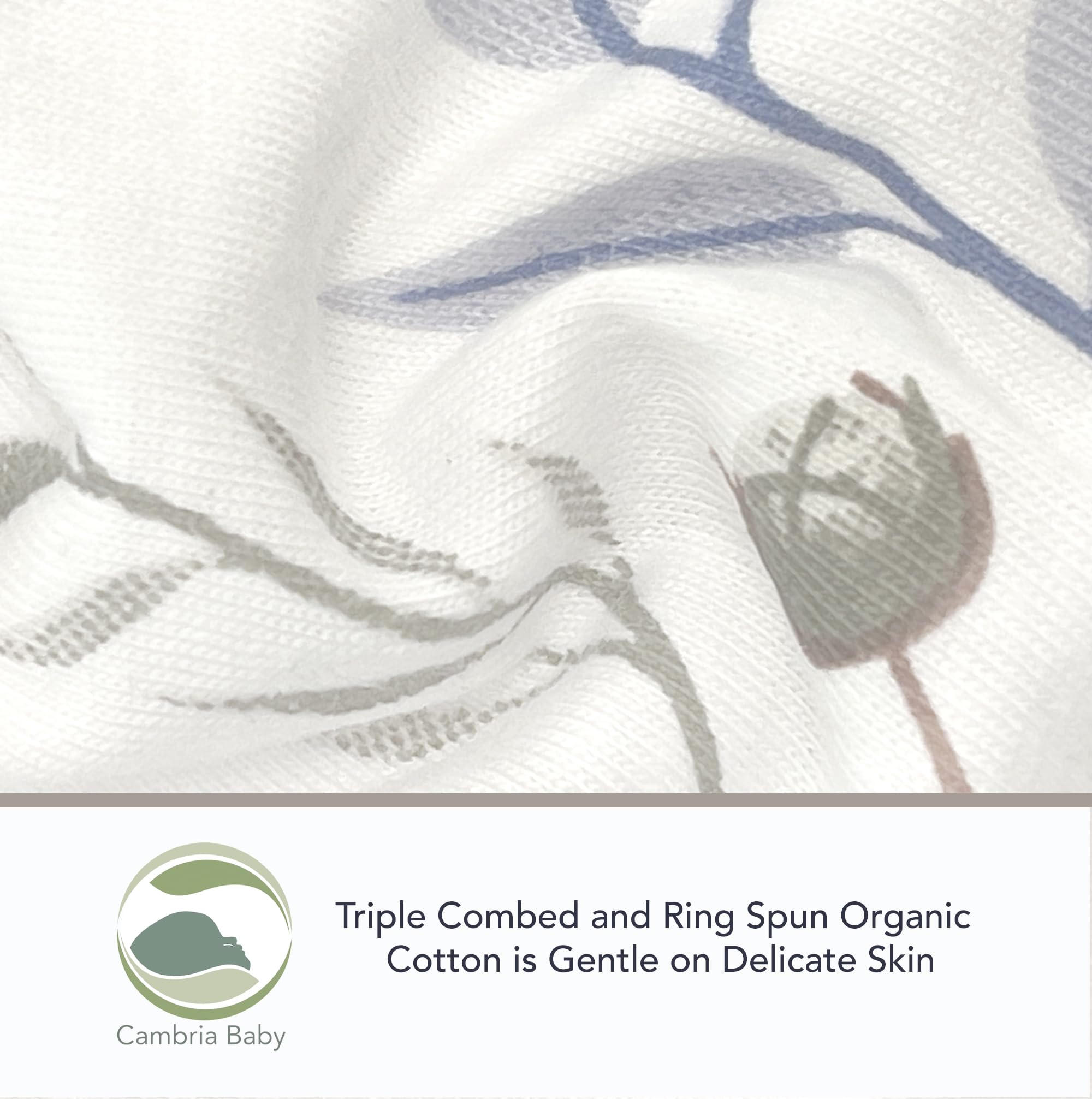Cambria Baby easy-care 2-pack sheets stay vibrant after washing