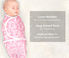 Cambria Baby organic cotton swaddle fabric texture highlights breathable fibers for temperature regulation
