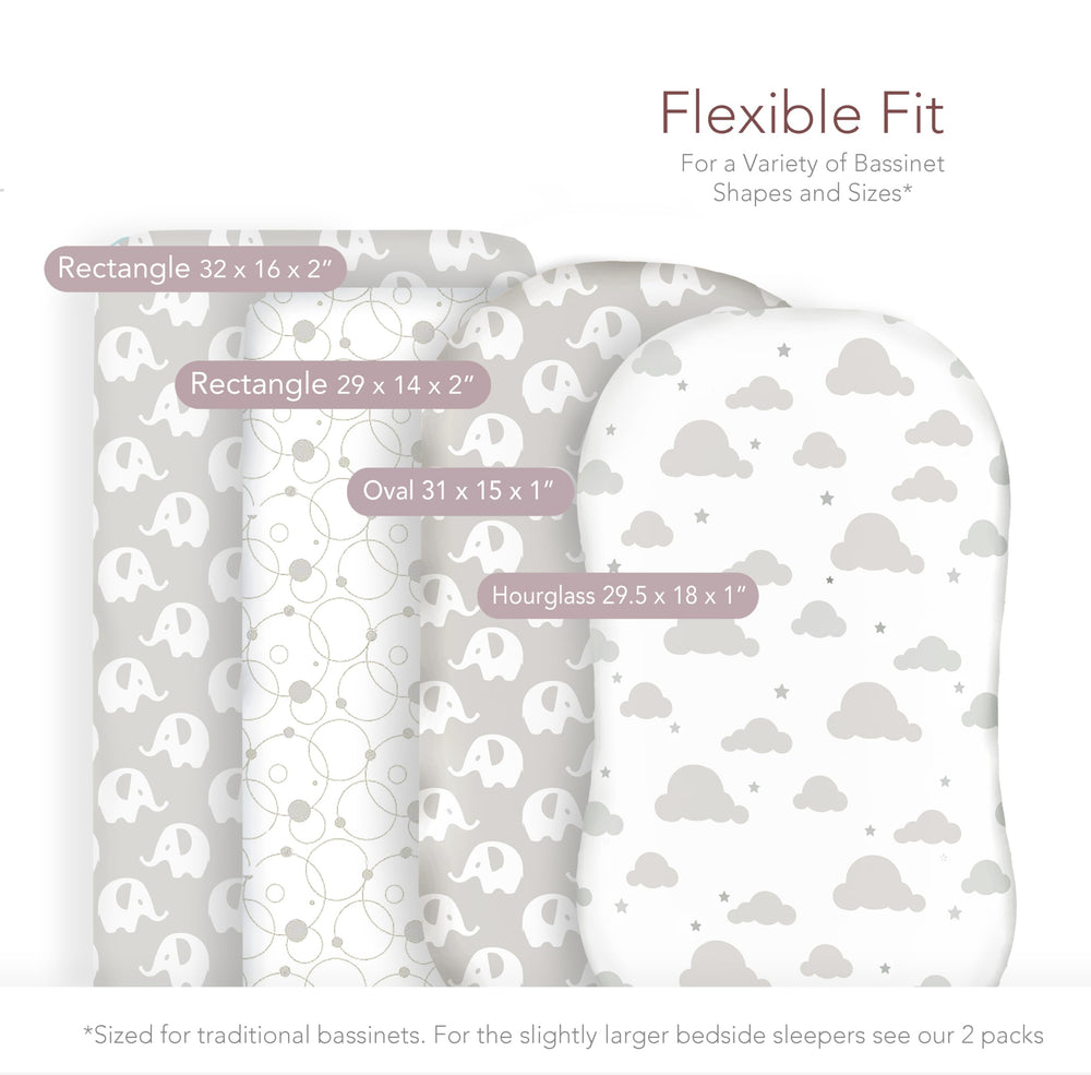 Cambria Baby soft jersey organic cotton grey closeup, plush touch ideal for gentle baby sleep.