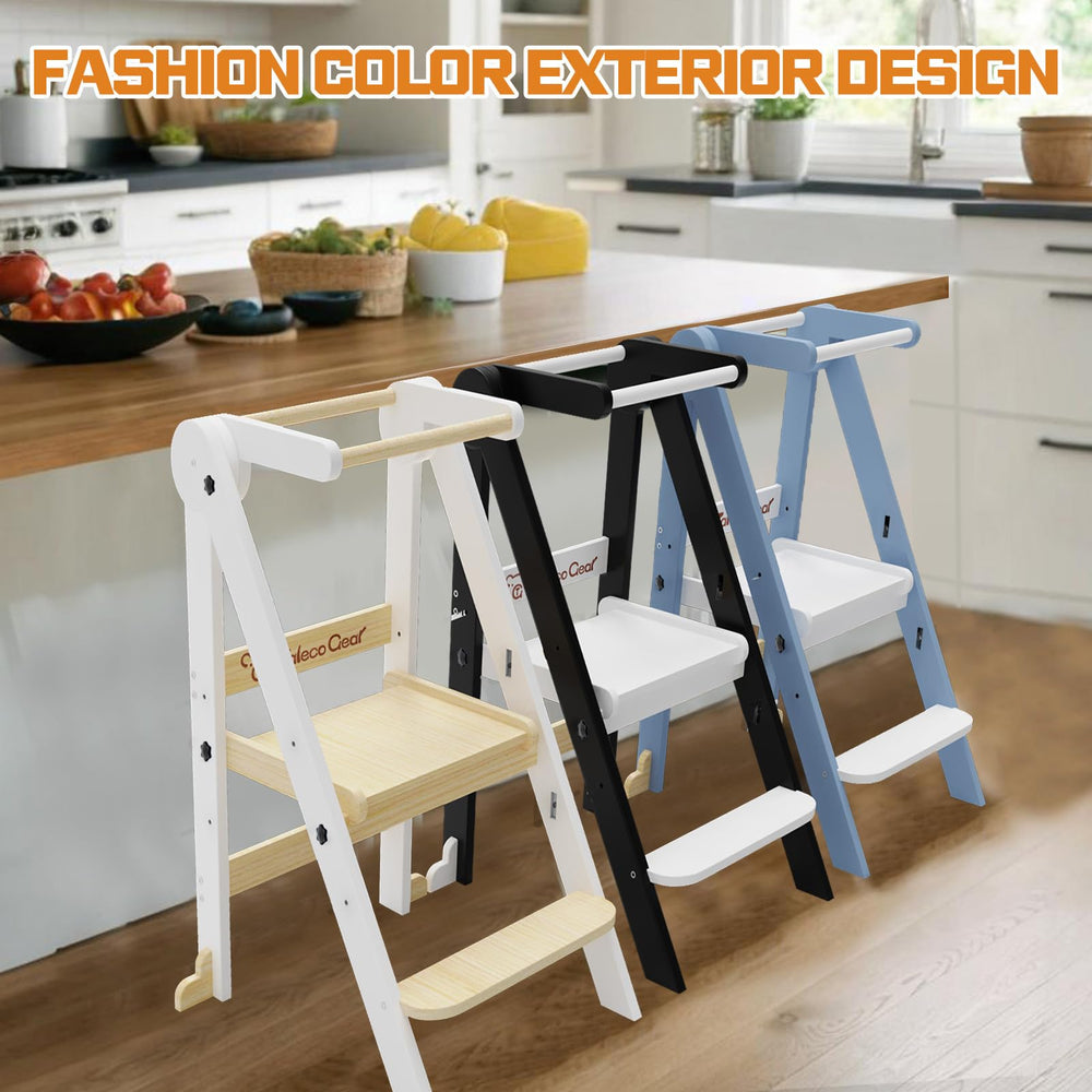 CaMecequter Taleco Gear natural wood finish appeals to parents seeking safe materials