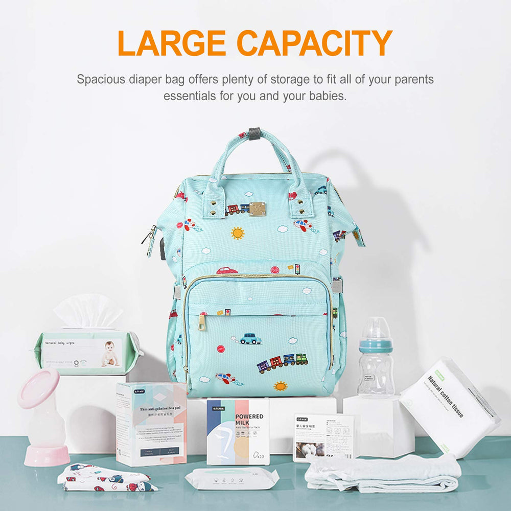 CAMILLEMMA diaper bag backpack insulated bottle pockets keep bottles at target temperature.