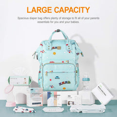 CAMILLEMMA diaper bag backpack insulated bottle pockets keep bottles at target temperature.