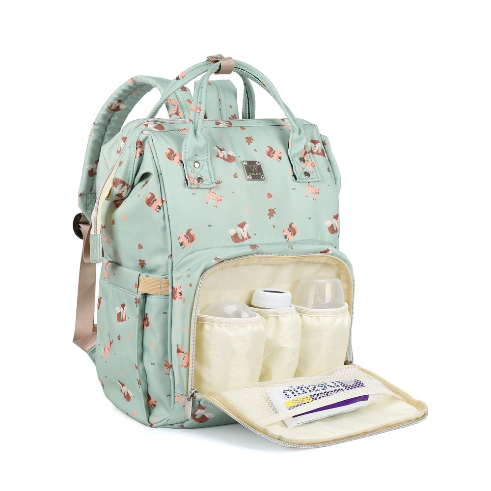 CAMILLEMMA Diaper Bag dimensions 26x20x40 cm fit everyday baby gear.