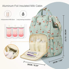 CAMILLEMMA Diaper Bag padded shoulder straps reduce shoulder strain during outings.