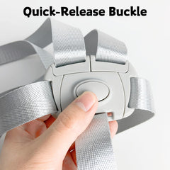 CAMTOVGCA adjustable harness demonstrates growth-ready 5-point to 3-point conversion.