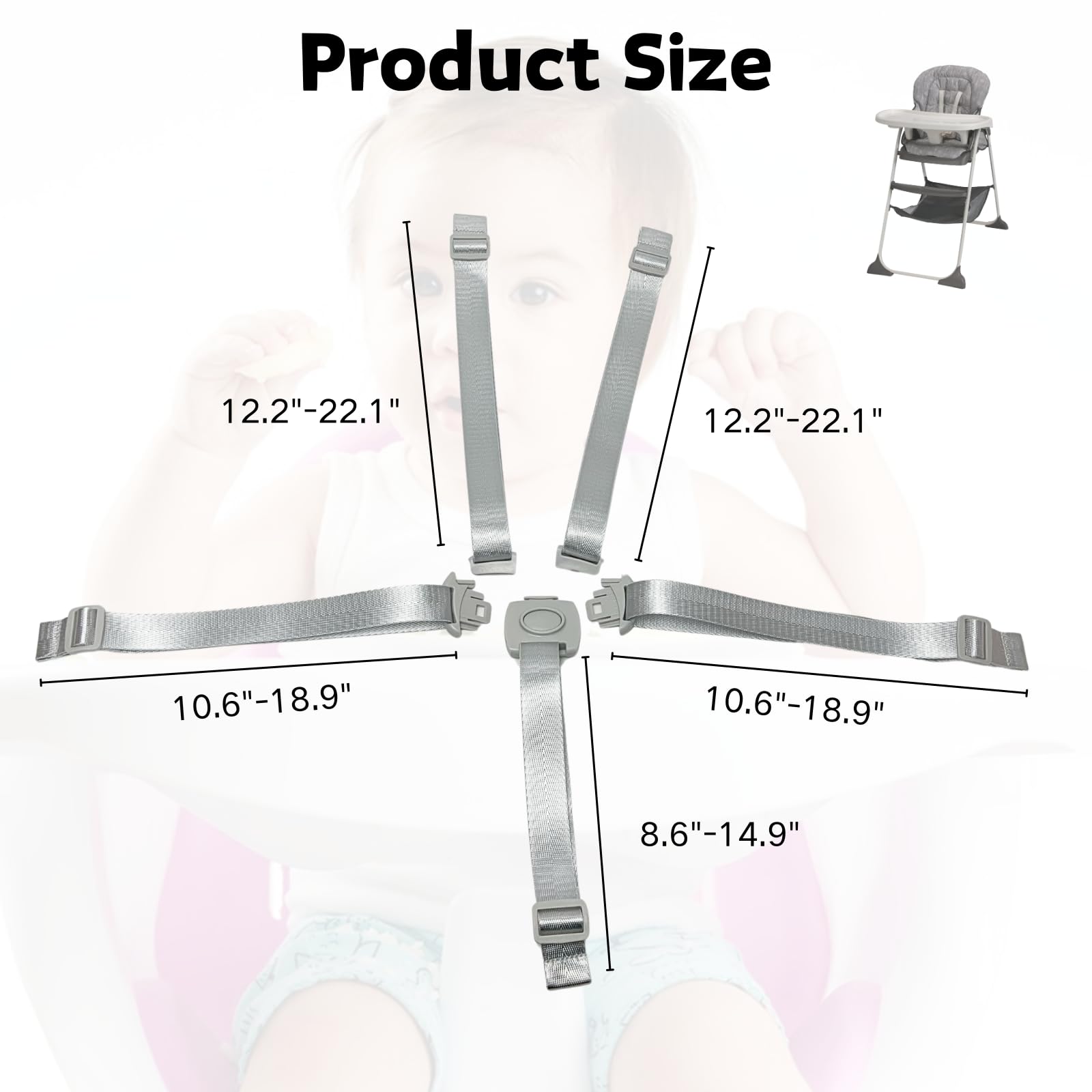 CAMTOVGCA durable nylon strap ensures secure, long-lasting safety.
