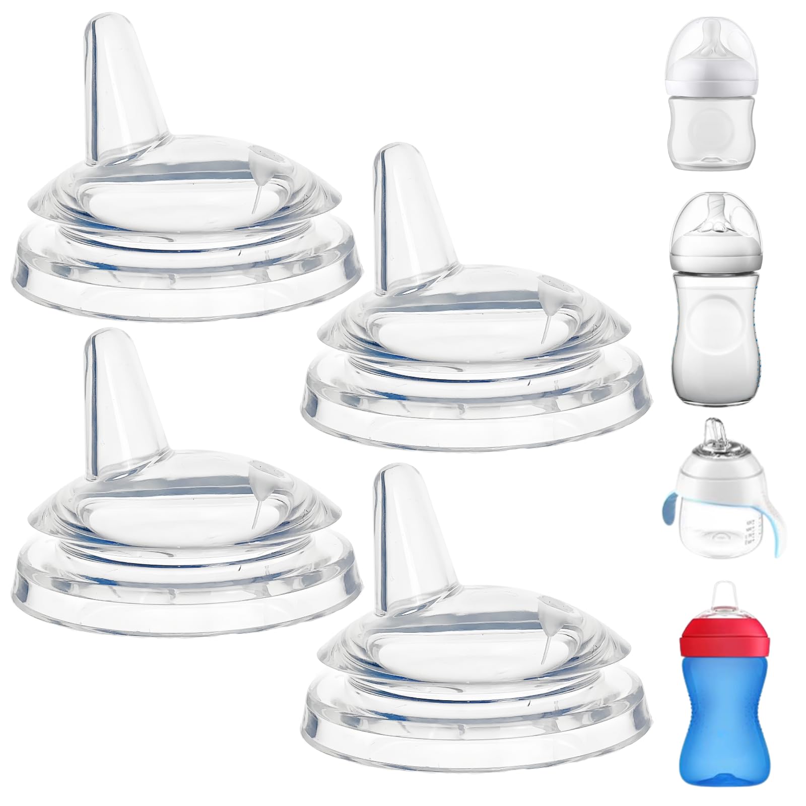 CAMTOVGCA Sippy Spout compatible with Philips Avent for secure sipping and fewer leaks.