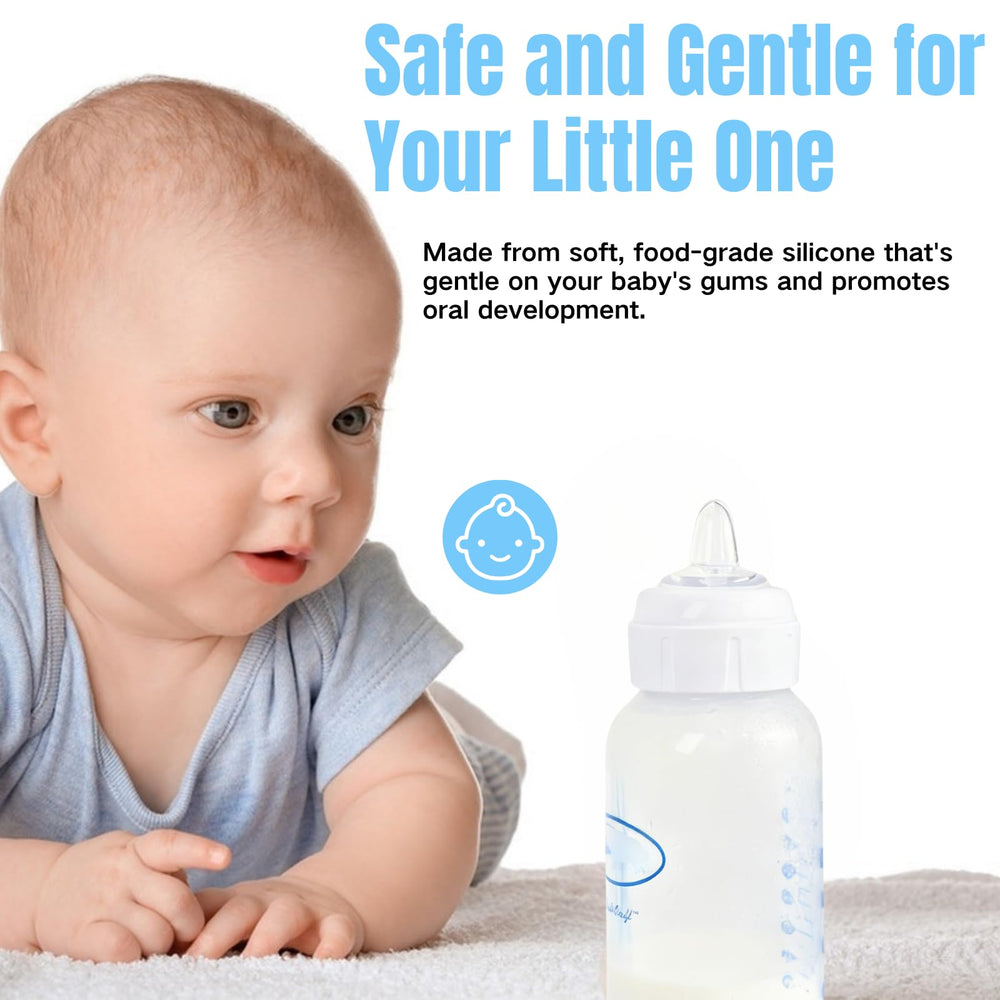 CAMTOVGCA sippy spout nipples are BPA-free for safe daily use.