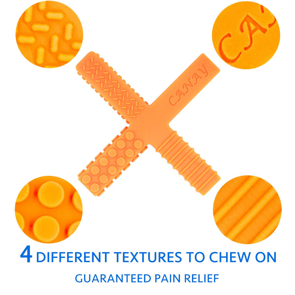 CANAY Xtra Tough chew stick durable design showcases a fashion-forward sensory outlet for kids