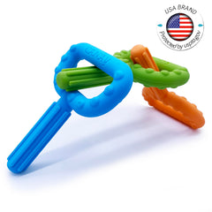 CANAY Xtra Tough chew toy-bumps-ribbed-smooth provides varied tactile feedback for concentration.