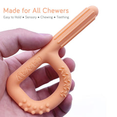 CANAY Xtra Tough chew sticks ribbed texture offers tactile exploration and calm focus