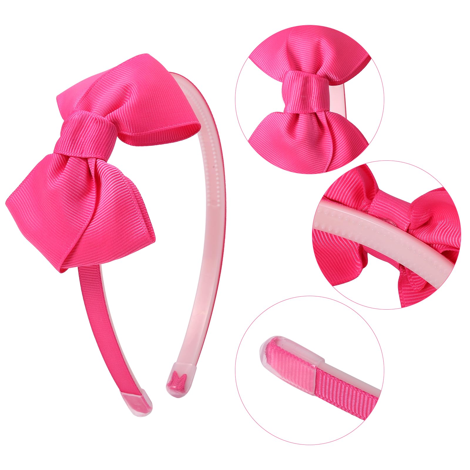Candygirl Girl party bow headband—eye-catching accessory for celebrations.