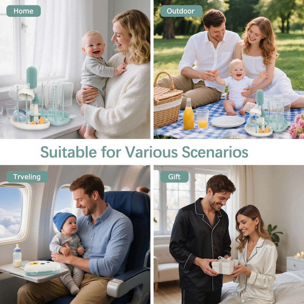 CandyHome storage box keeps the travel kit organized and ready.