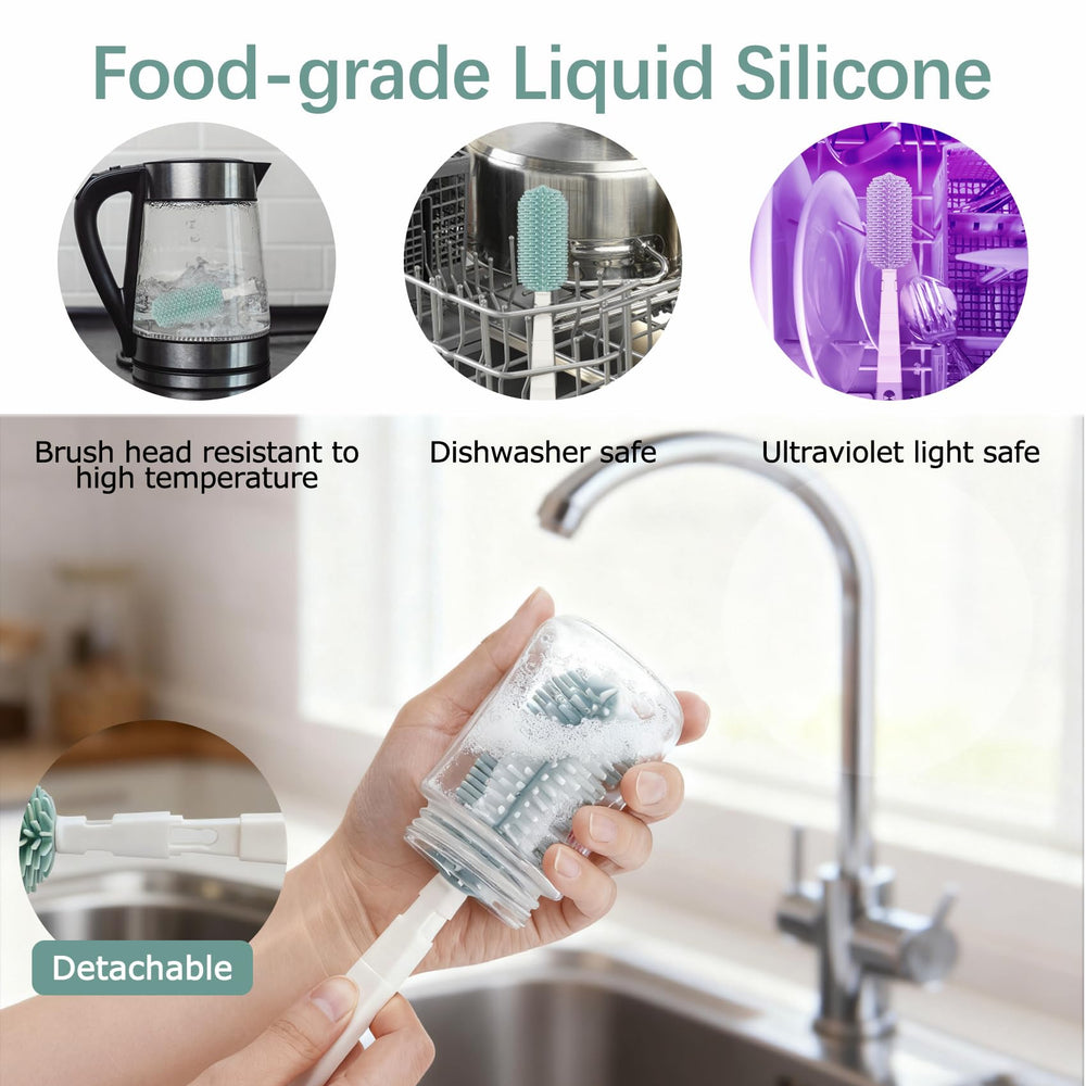 CandyHome straw brush keeps narrow straw tips spotless during outings.