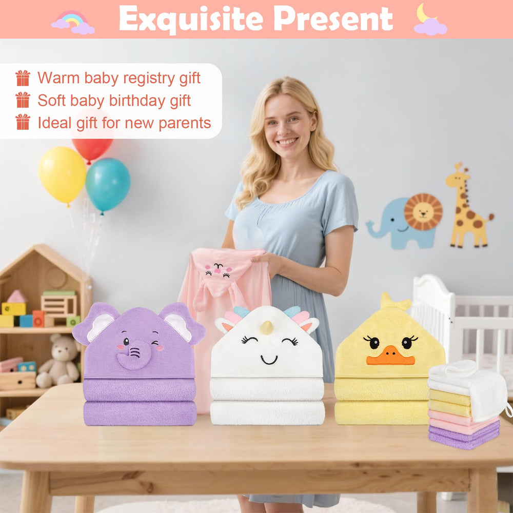 CandyHome baby washcloth 10x10 cm ultra-soft for gentle cleansing