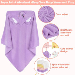 CandyHome hooded towel unicorn 80x80 cm magical touch for cozy snuggles