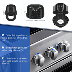 CandyHome knob covers with adhesive pads for easy, residue-free installation