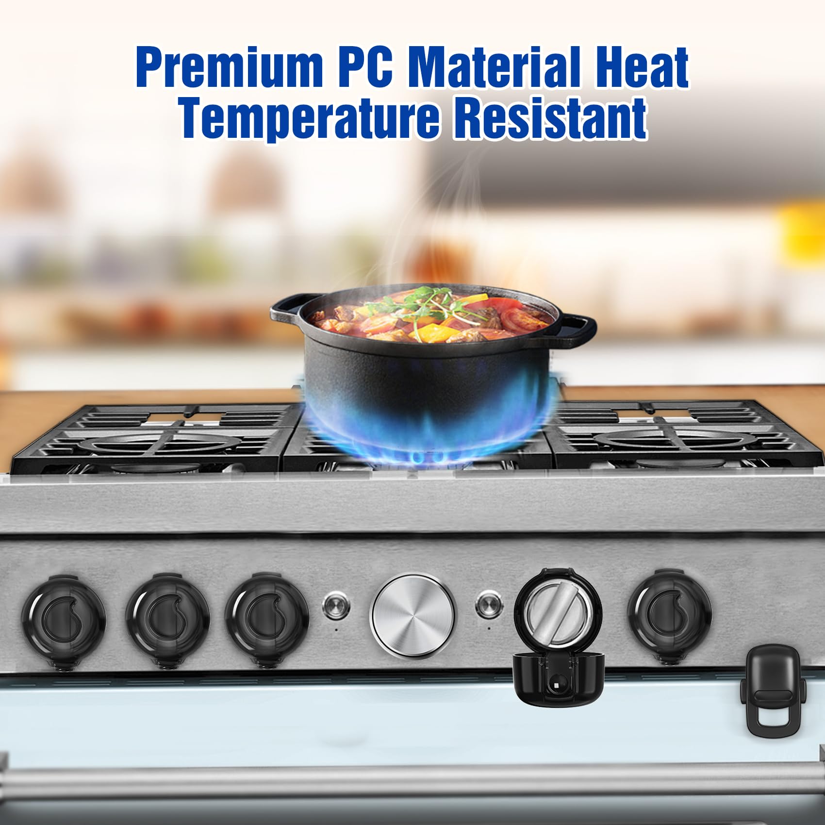 CandyHome usage scenario in a family kitchen with kids and pets nearby