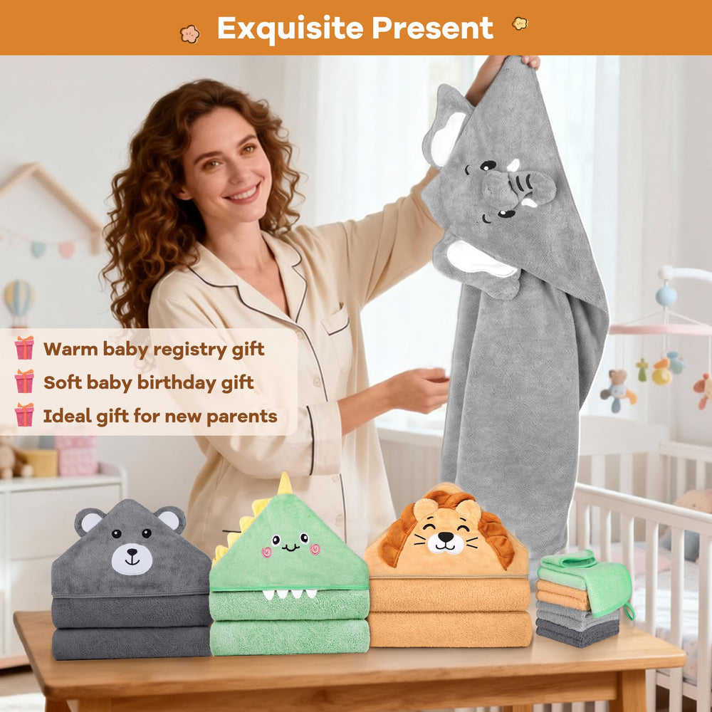 CandyHome washcloths 10x10 aid gentle cleansing and quick drying skin.