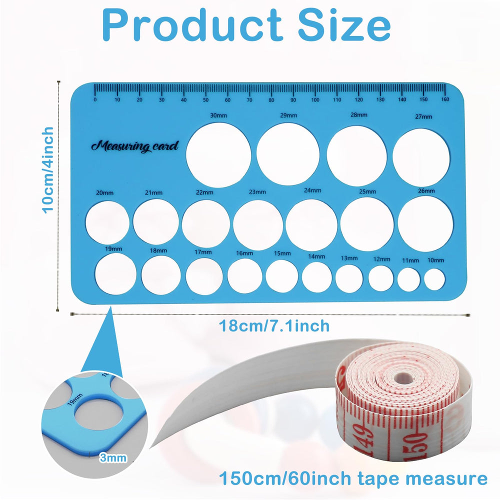 CANIPHA Nipple Ruler in-use image showing safe edge measurement technique